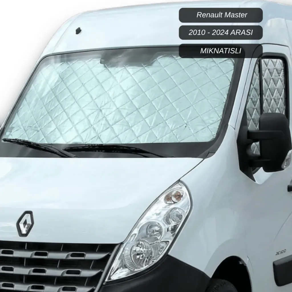 [RN00001] Renault Master Ön ve Yan Camlar için Güneşlik - 2010 / 2026