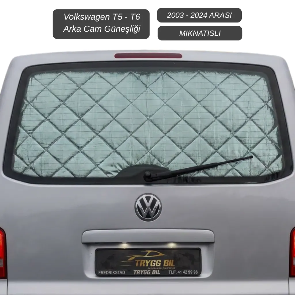 Volkswagen T5-T6 Kasa Bagaj kapağı Arka cam Güneşlik - 2003 / 2024