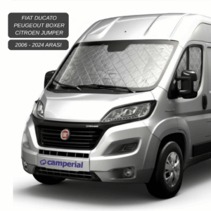 Motokaravan Ön ve Yan Camlar için Isı Yalıtım Güneşlik  Fiat Ducato - Peugeot Boxer - Citroen Jumper 2006 - 2024