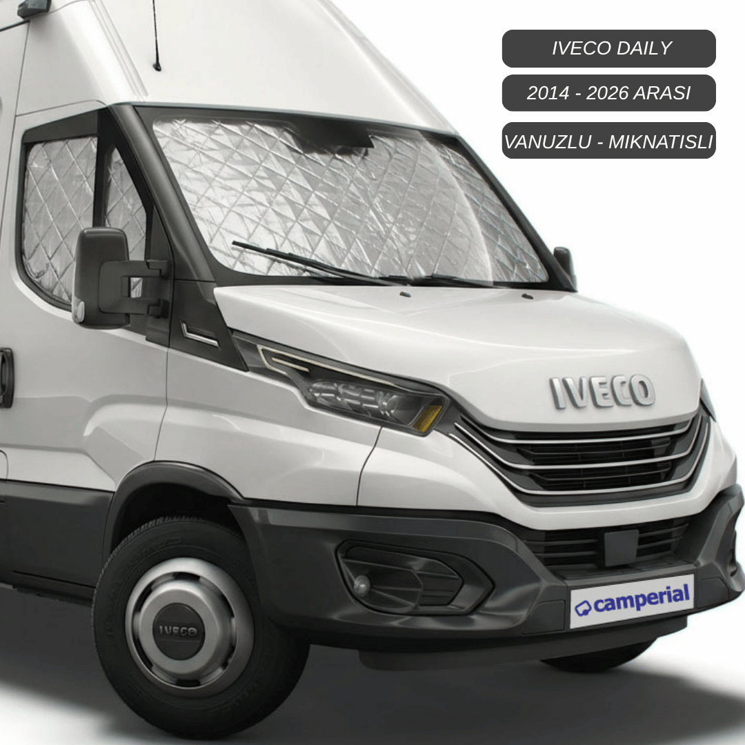 Güneşlik Ön ve Yan Camlar için Iveco Daily 2014 - 2026 (VANTUZLU)