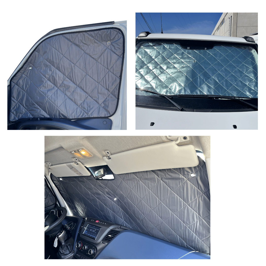 Güneşlik Ön ve Yan Camlar için Iveco Daily 2014 - 2026 (VANTUZLU) - Görsel 5