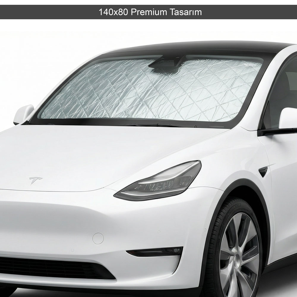 Oto Araç Araba Güneşliği Ön Cam Güneşliği Koruyucu Isı Yalıtımlı Metalize - Görsel 2