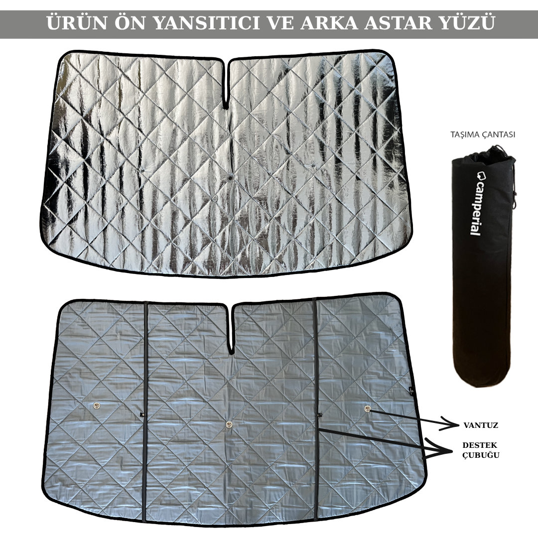 Oto Isı Yalıtımlı Premium Güneşlik 137 x 80 - Görsel 2